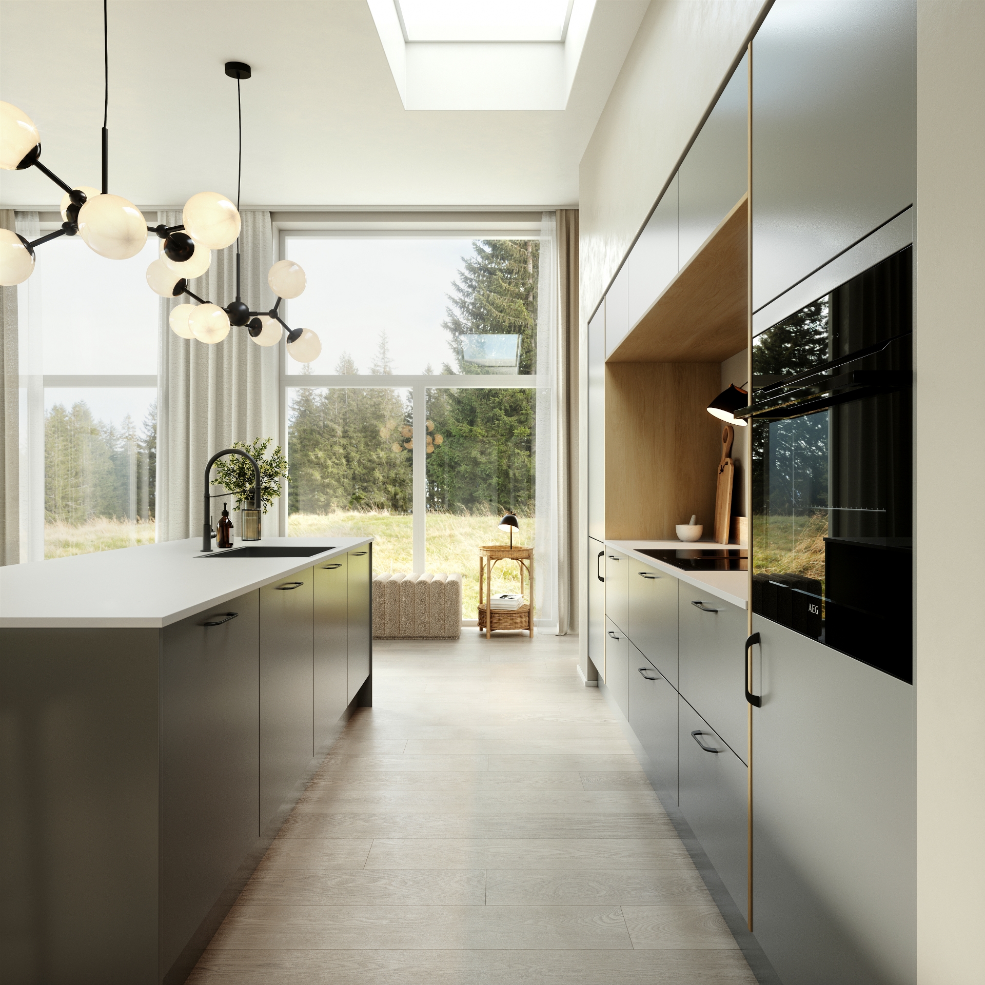 Modern by Designa kjøkken grå