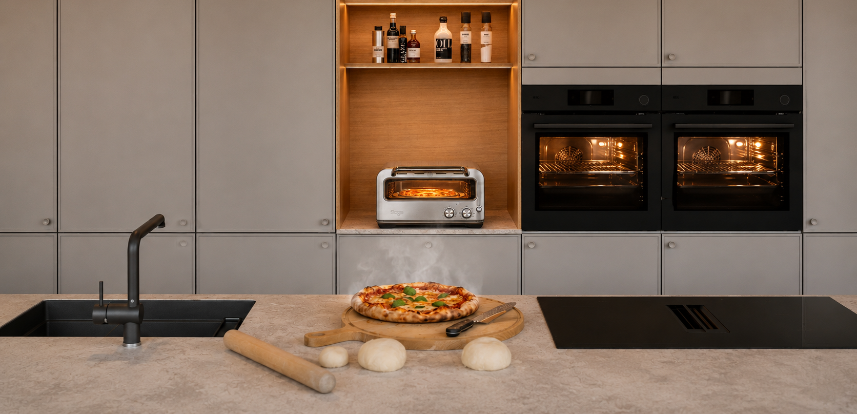Tenn opp pizzaovnen inne eller ute og gjør kjøkkenet om til pizza night!