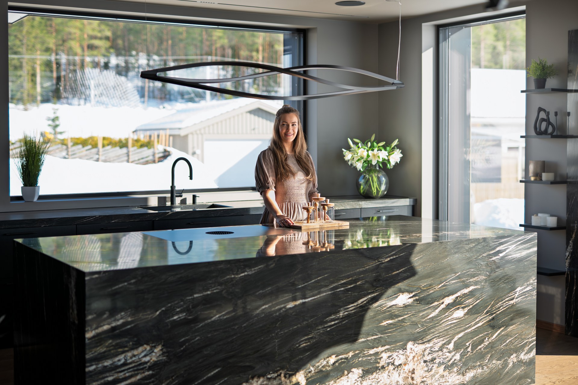 Sara Emilie Designa Kjøkken dekton benkeplate