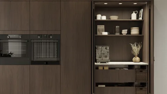 Modern by Designa mørk eik kjøkken