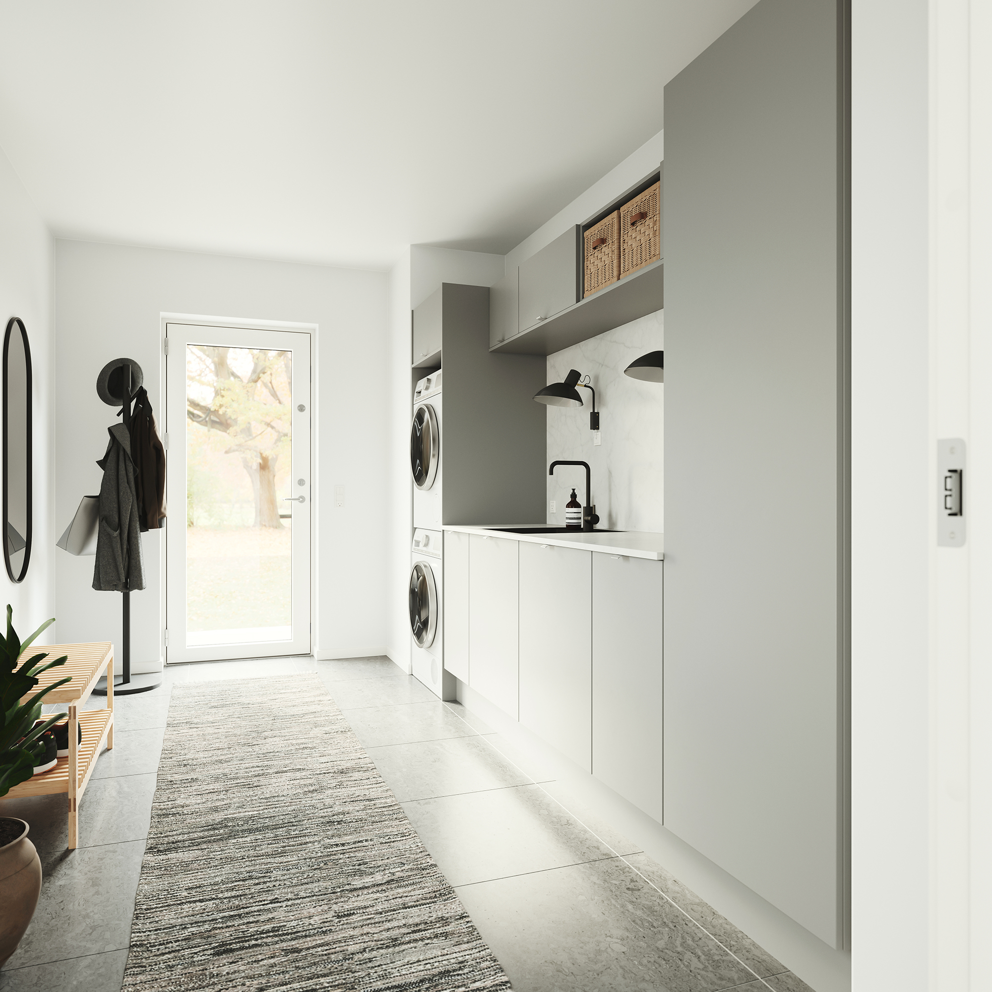 Modern by Designa bryggers grå