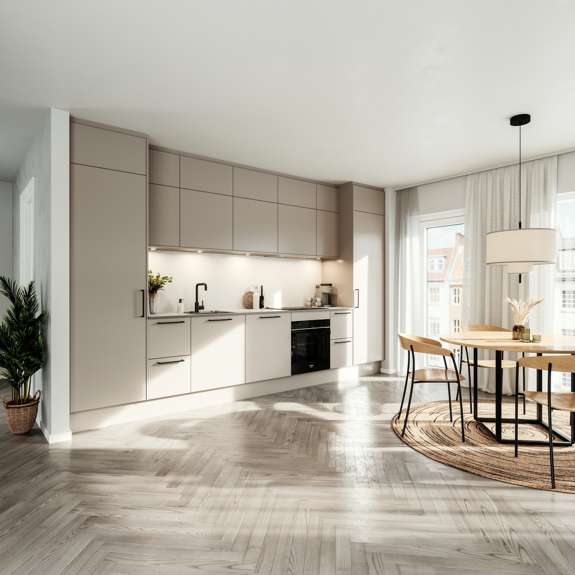 Modern by Designa kjøkken i beige