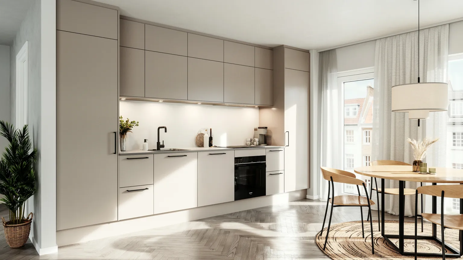 Modern by Designa kjøkken i beige