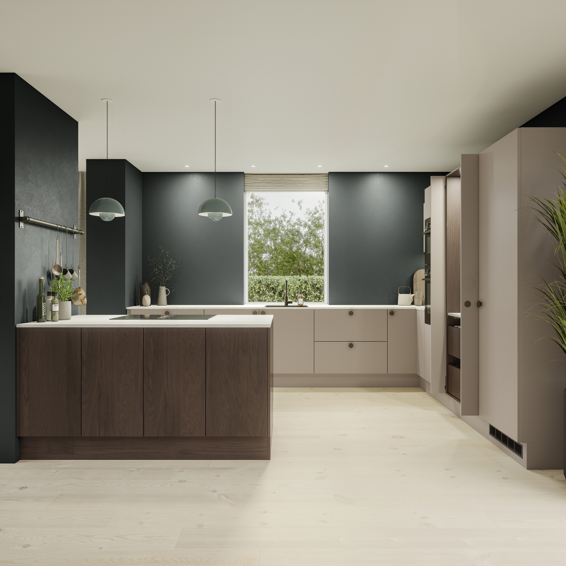 Køkken I bløde farver