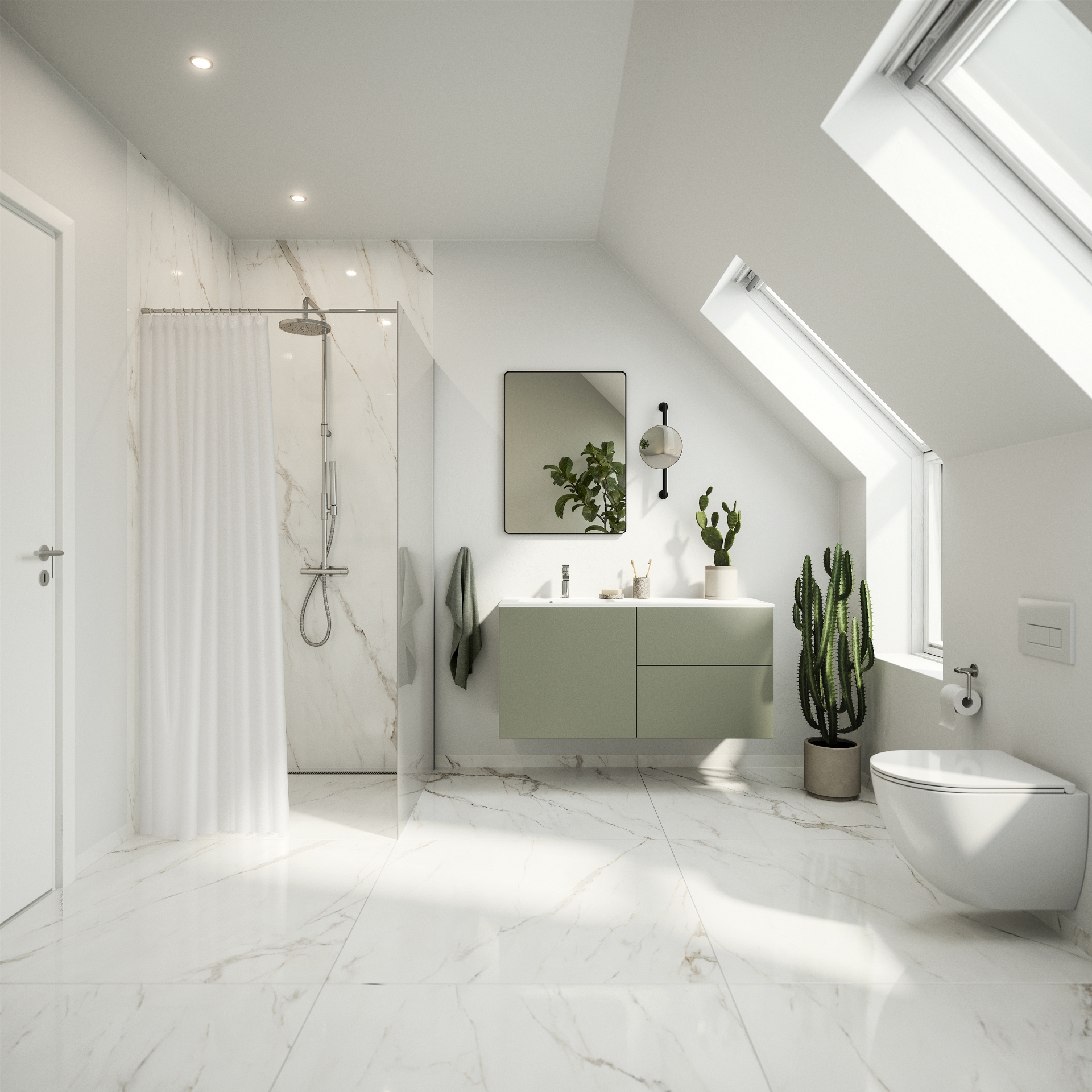 Silk by Designa i lys grønn grepfri