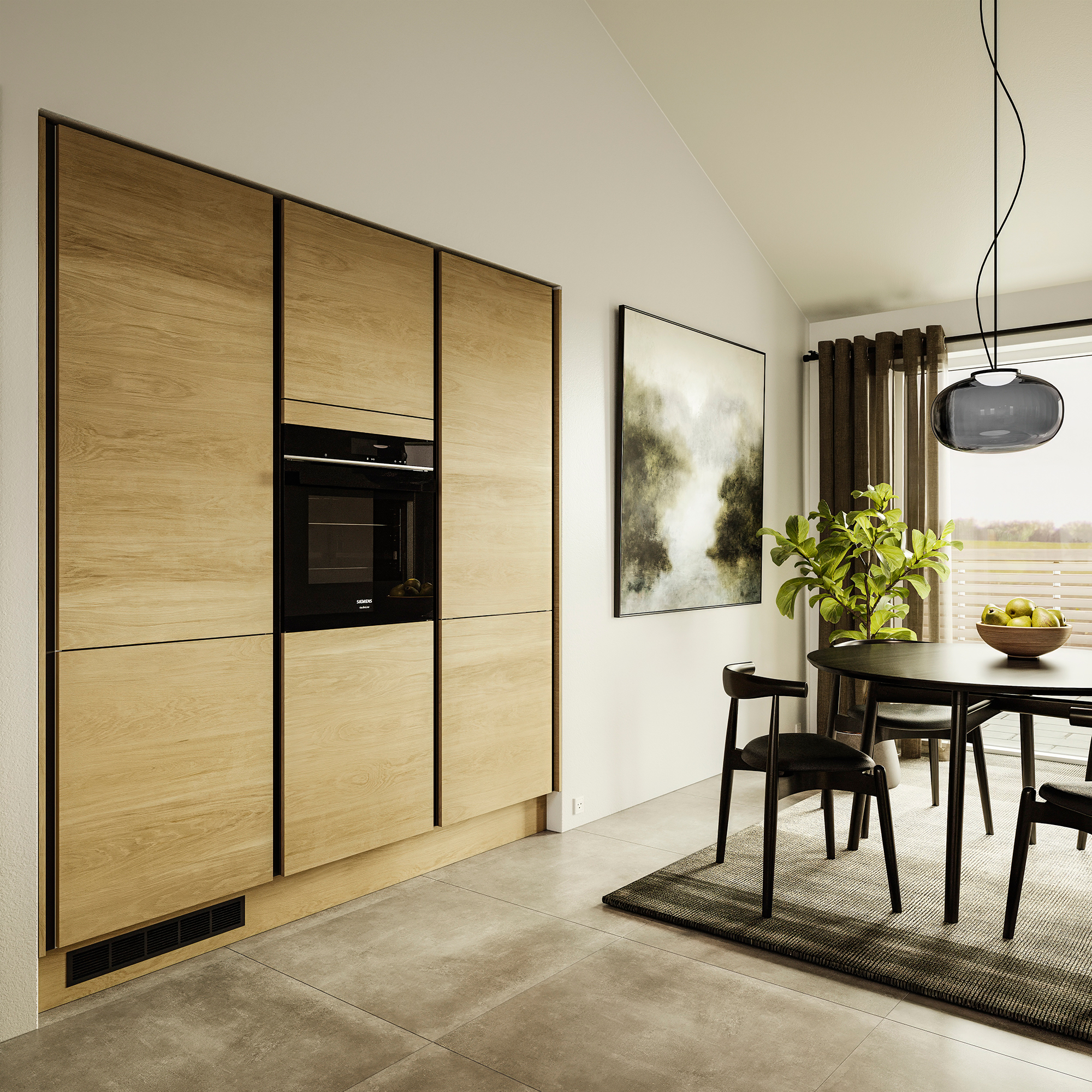 Nature by Designa køkken i eg