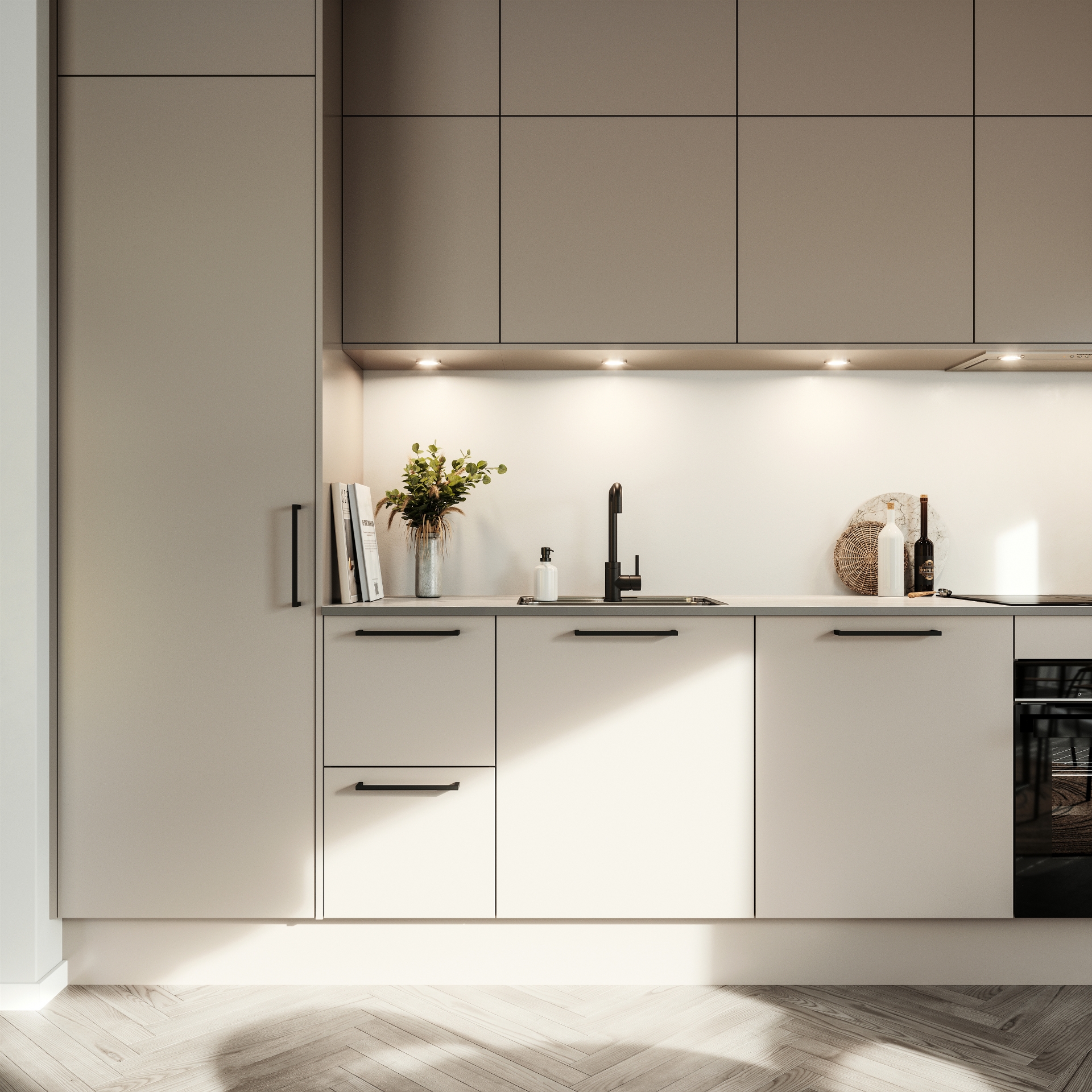 Modern by Designa kjøkken i beige