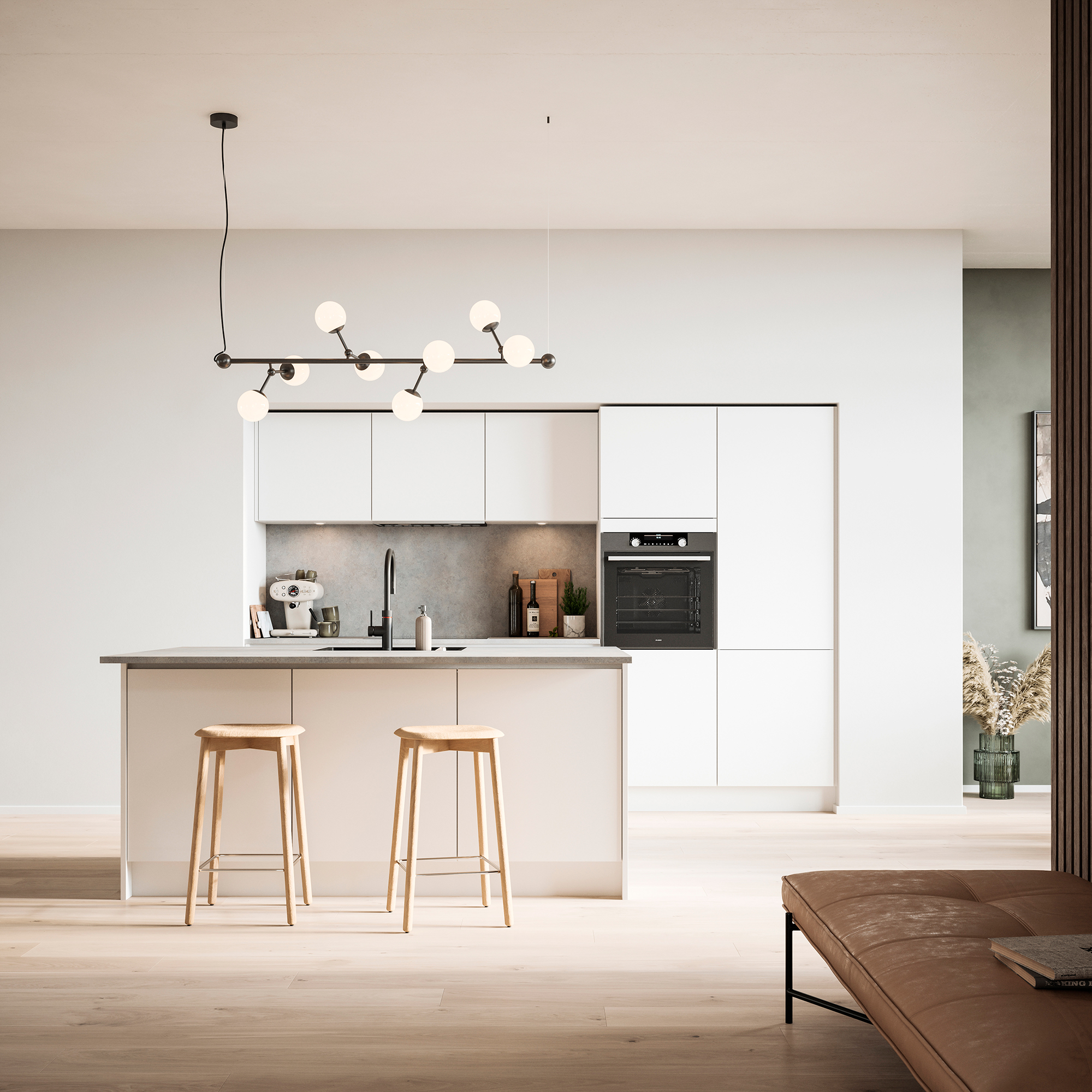 Silk by Designa køkken i hvid