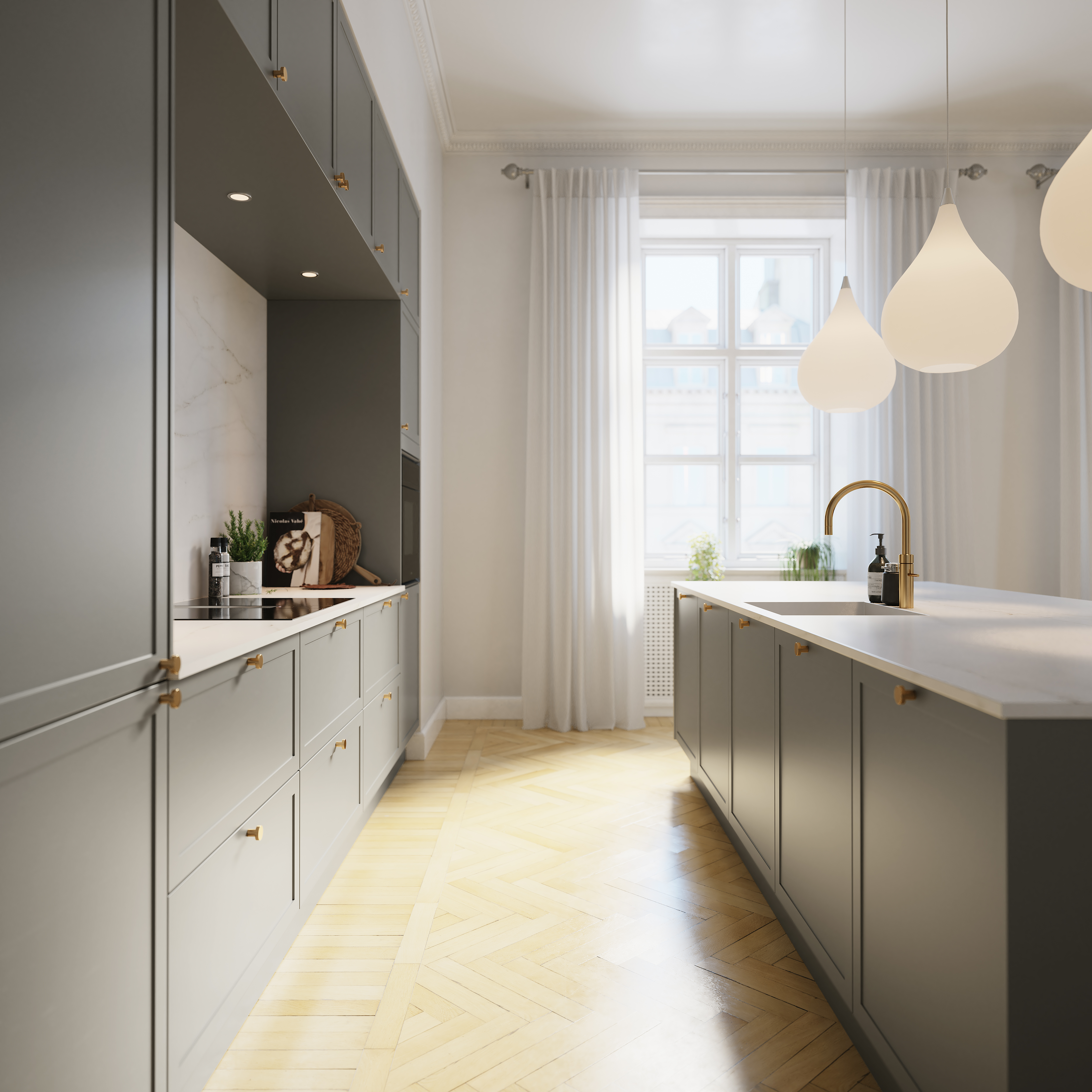 Gi historiske klassiske rammer et moderne innredningstvist.