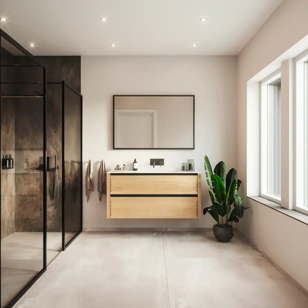 Nature by Designa bad i eg fingertappet