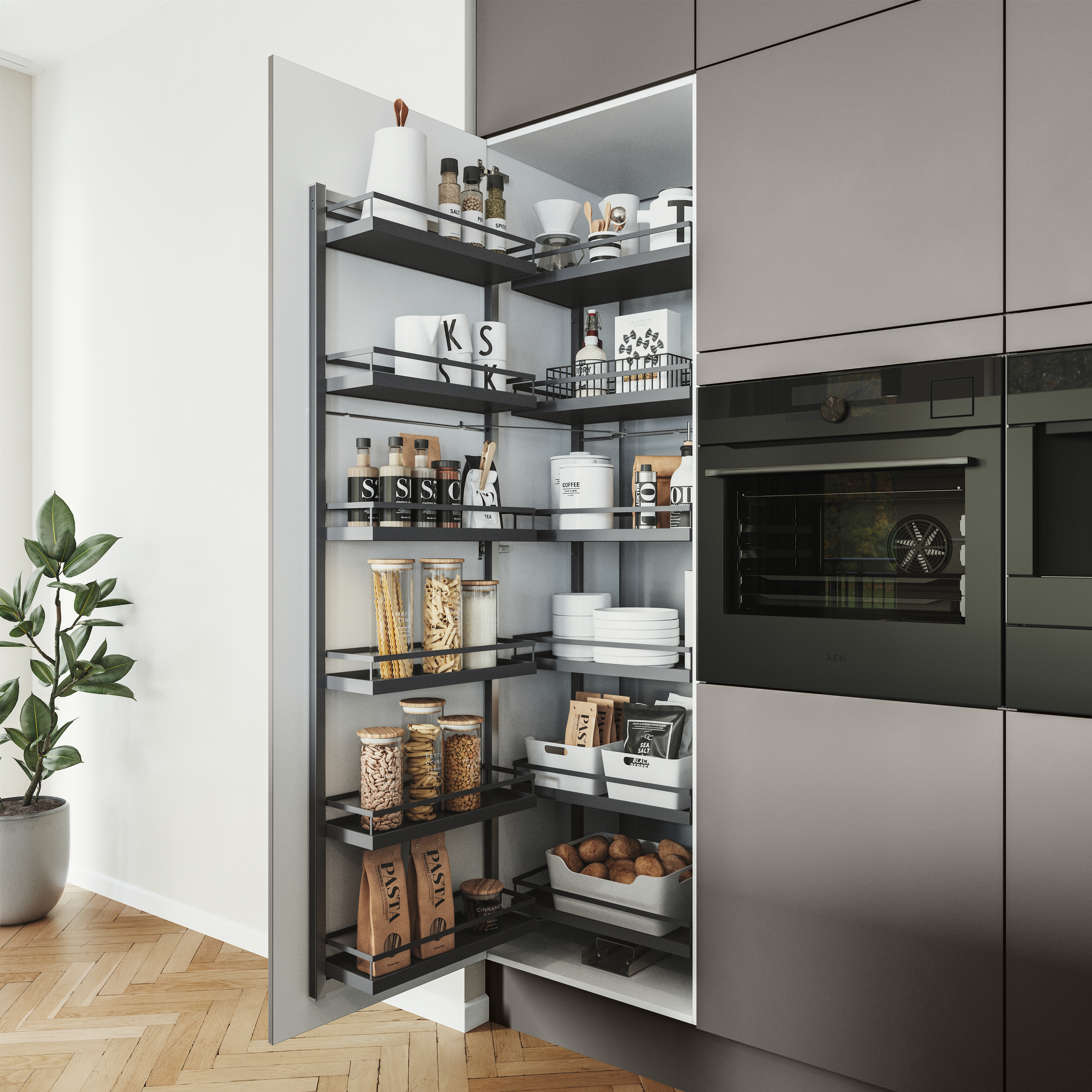 Silk by Designa grå